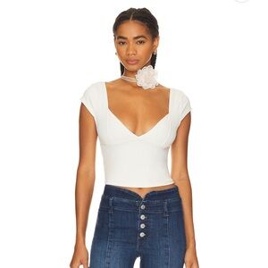 NWT Free People Ivory x Intimately FP Duo Corset Cami